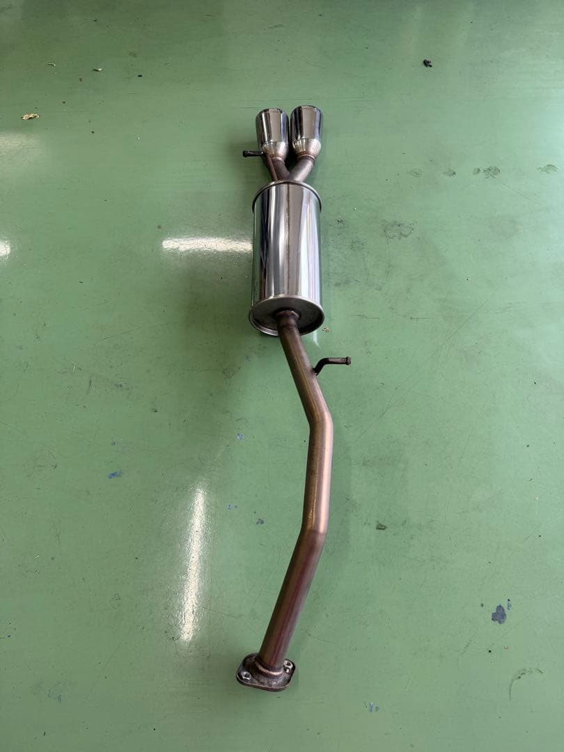 30プリウスマフラー・5ZIGENステンレス デュアルエンドマフラー・車検対応○