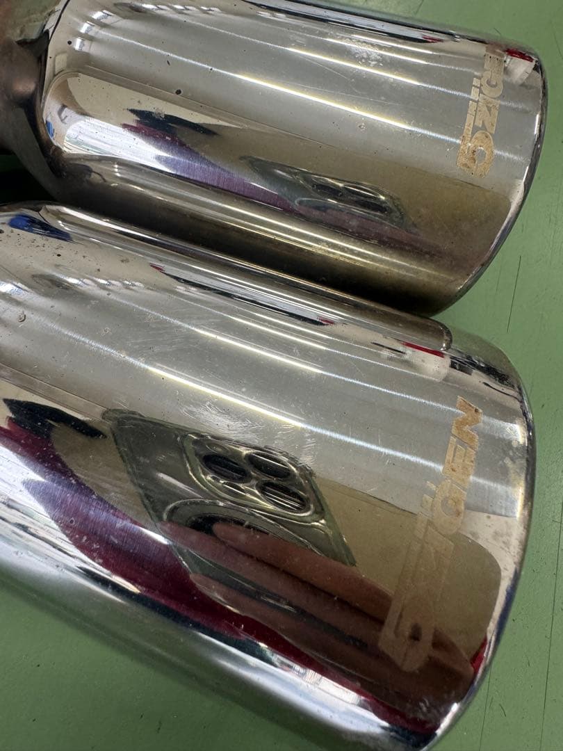 30プリウスマフラー・5ZIGENステンレス デュアルエンドマフラー・車検対応○