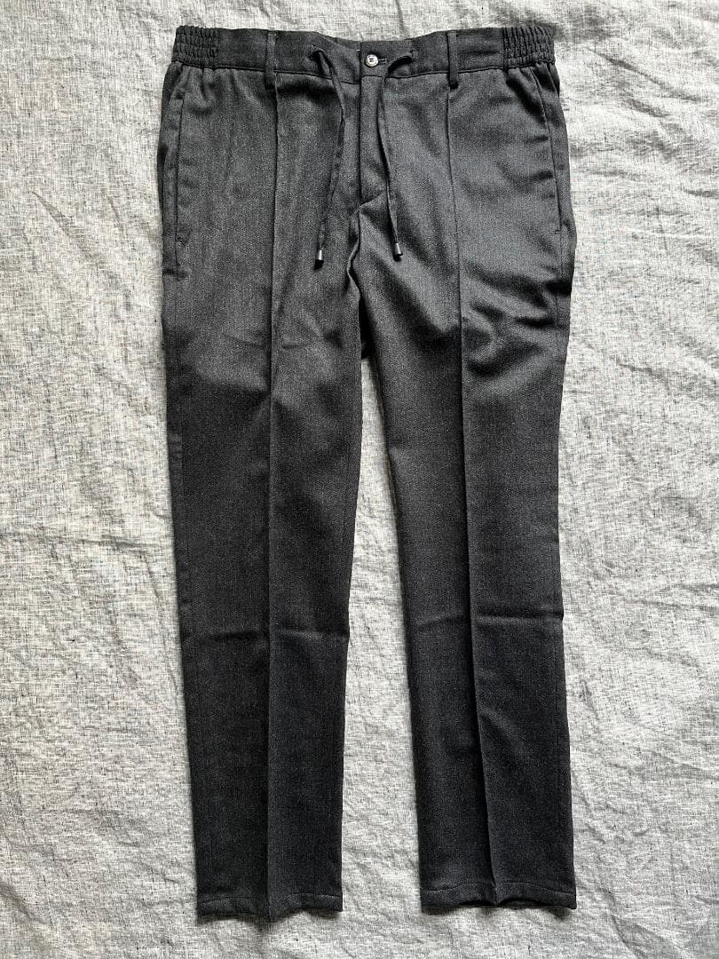 giabsarchivio MASACCIO 永久クリース ウールパンツ