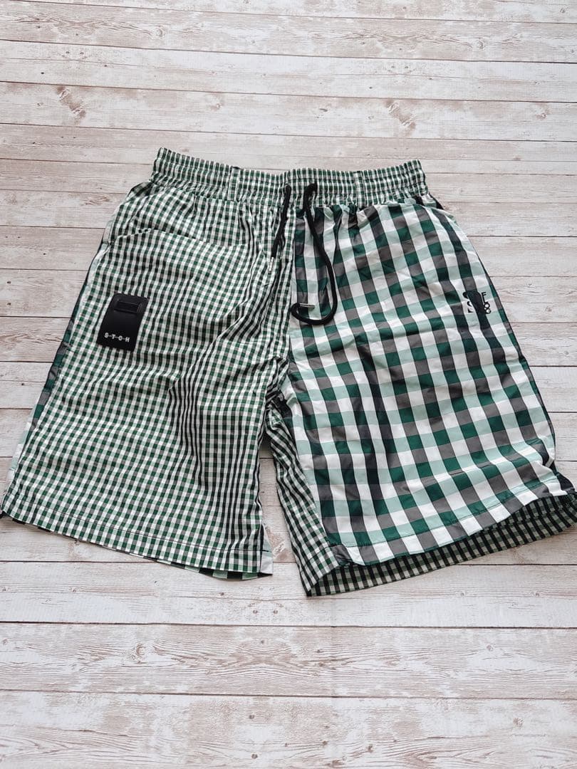 ゴルフウェア セットアップ グリーン チェック柄