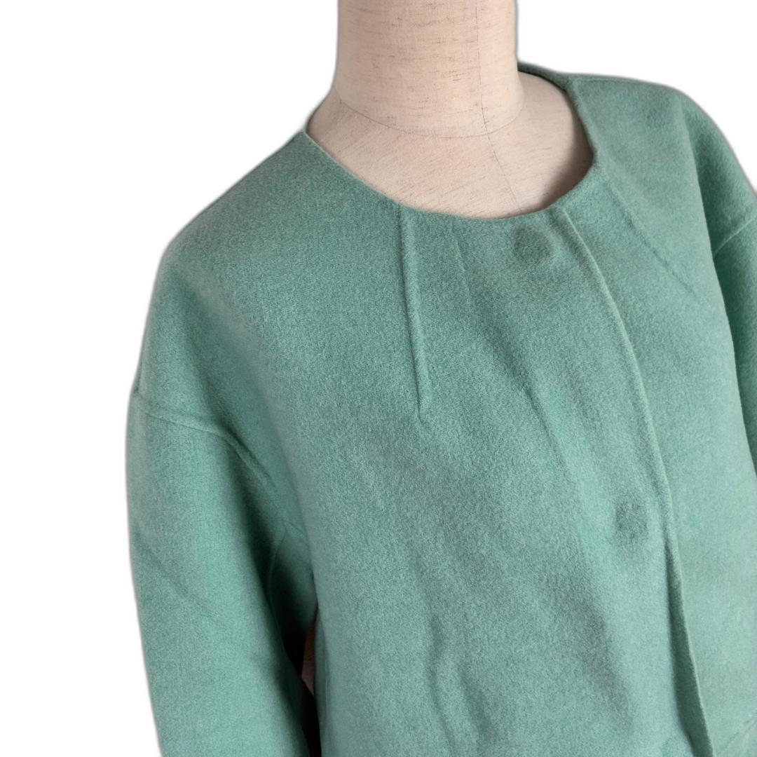 ★未使用タグ付★ DoCLASSE ジャケット 11号 上質 ウール カシミヤ混