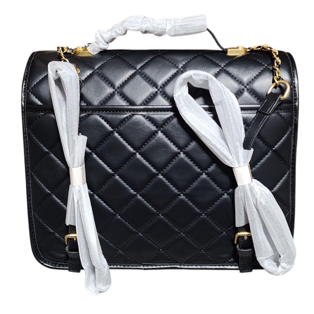 D*≦様 CHANEL　リュック　キルティング　黒　ノベルティ