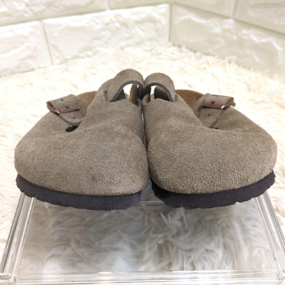 ビルケンシュトック ボストン サンダル ベージュ 39 25.0cm スエード