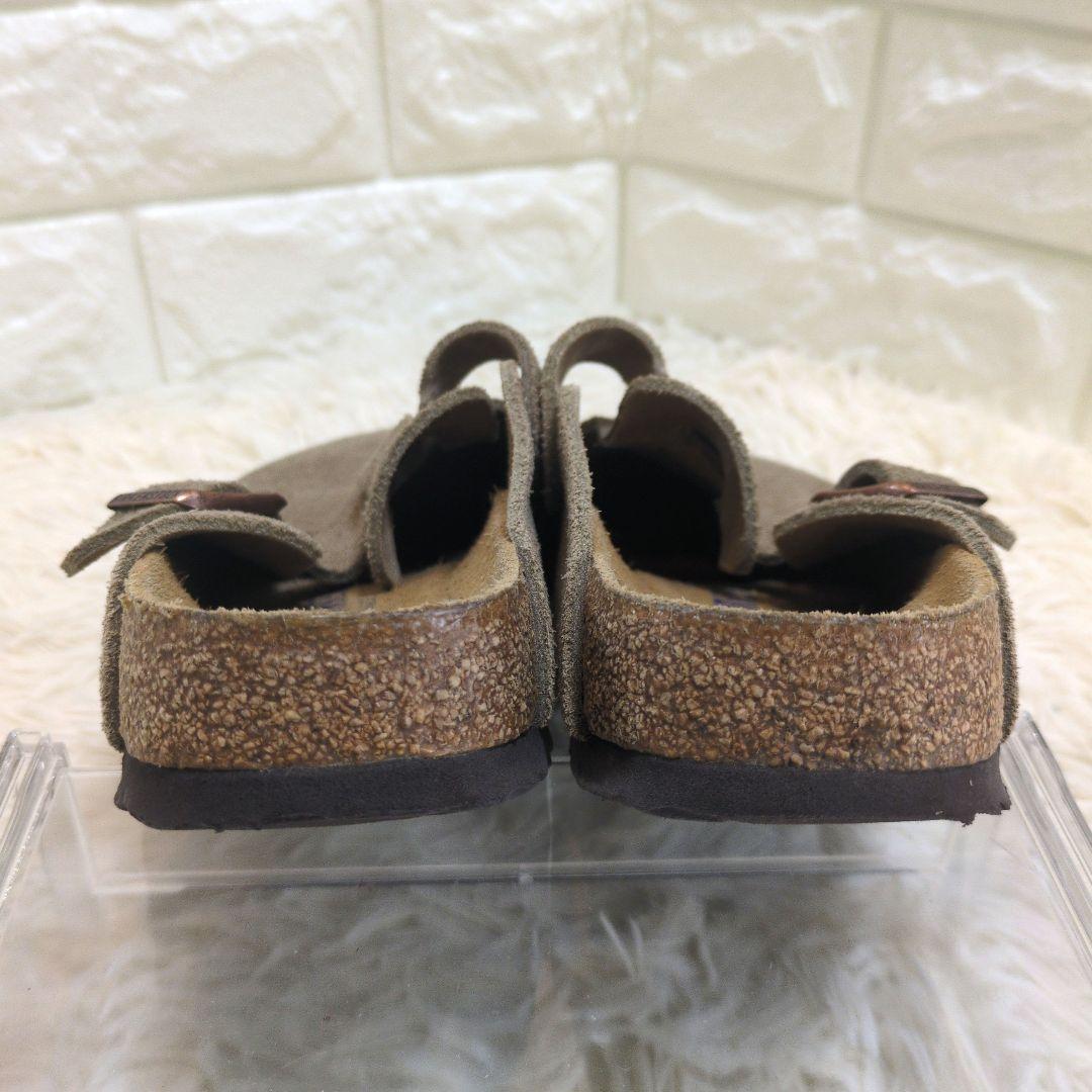 ビルケンシュトック ボストン サンダル ベージュ 39 25.0cm スエード