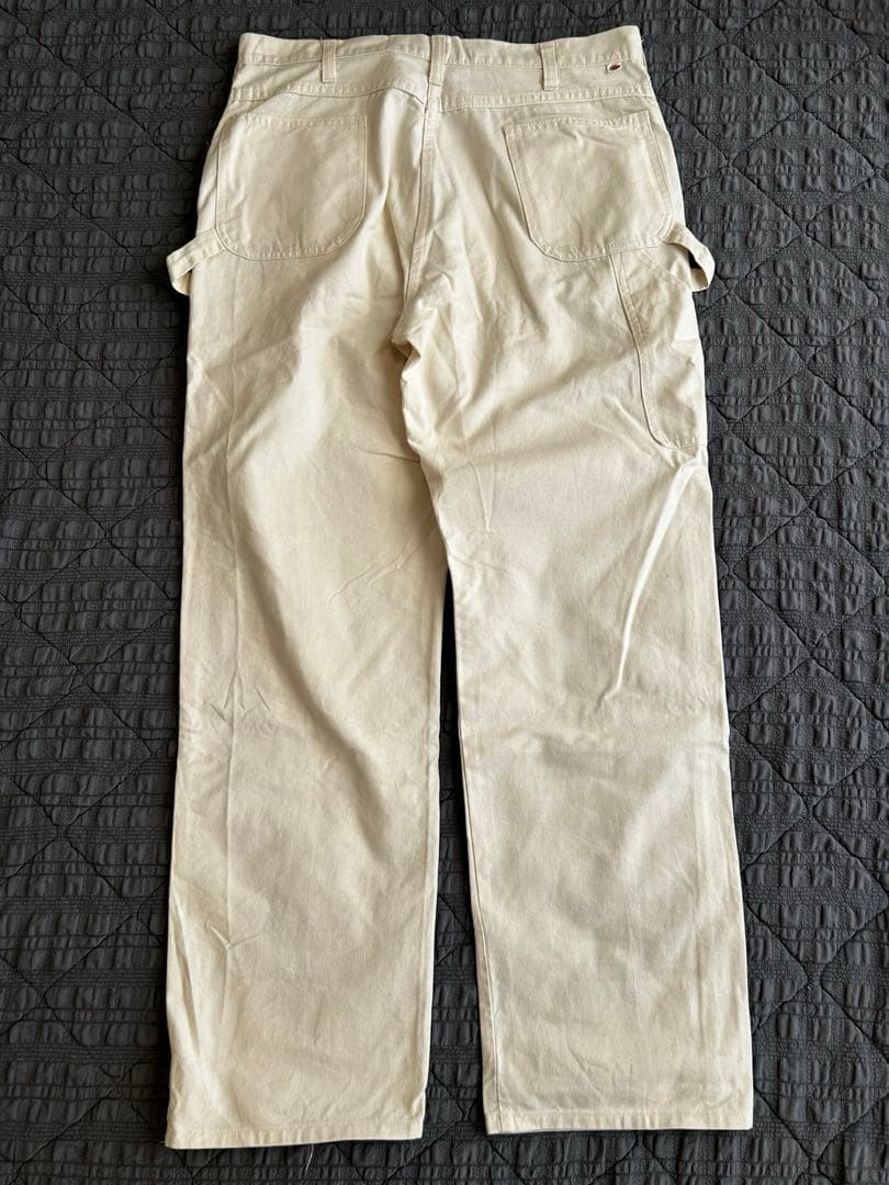 【古着】ディッキーズ ホワイトペインターパンツ チビタグ