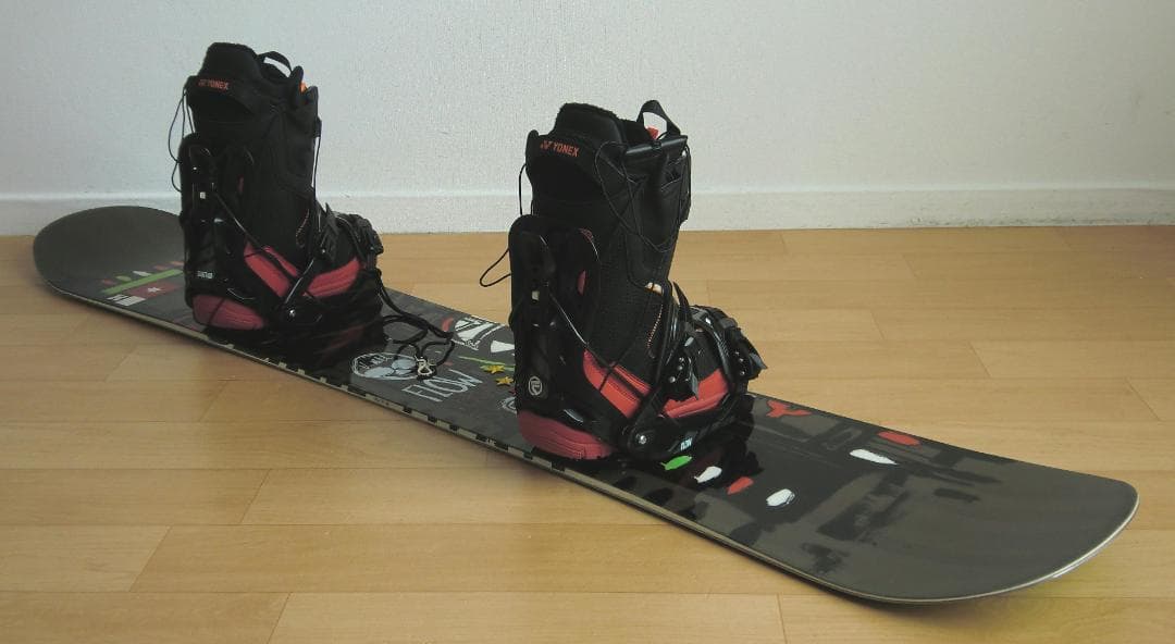 ■■1月限定■送料無料■FLOW■メンズスノボセット■154■WAX済■■