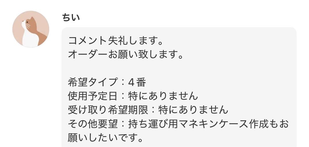 ちい様 【ラギーフルセット＋マネキンBOX】12月中