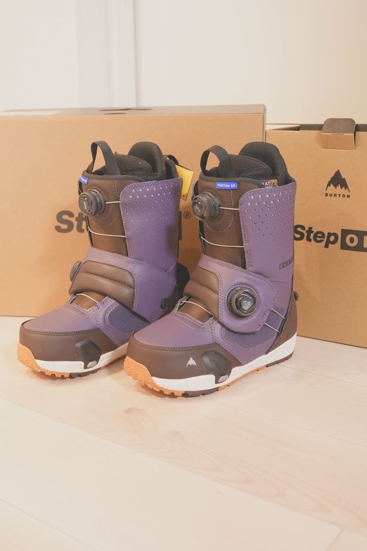 Burton step on Photo wide サイズ8 レア色