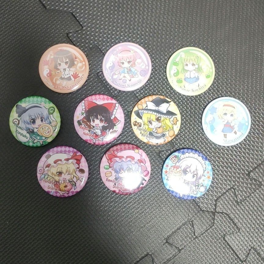 東方茨歌仙1-9巻＆東方キャラ缶バッチ