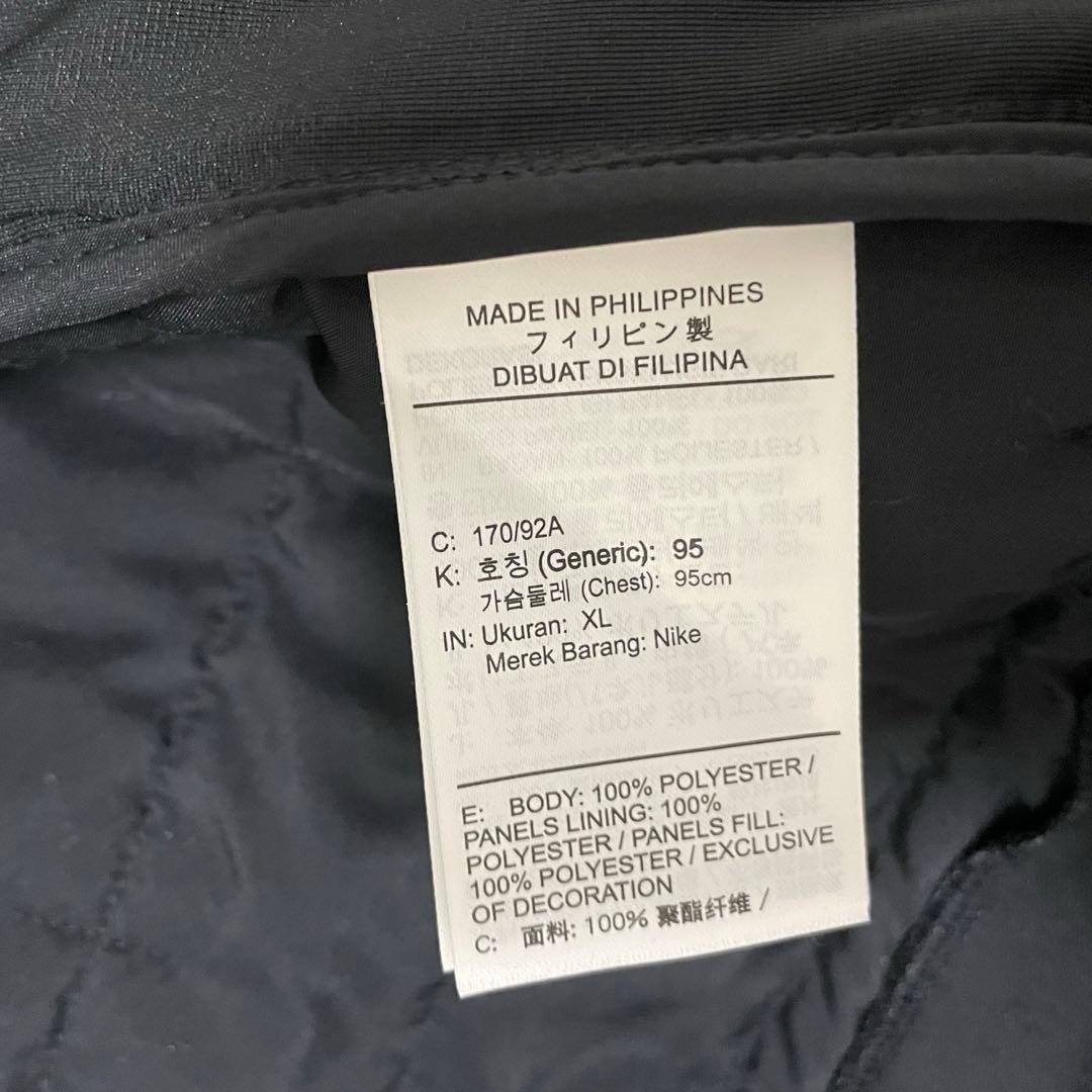 ナイキ シンセティックフィルジャケット ランニングウェア 中綿アウター XL 黒