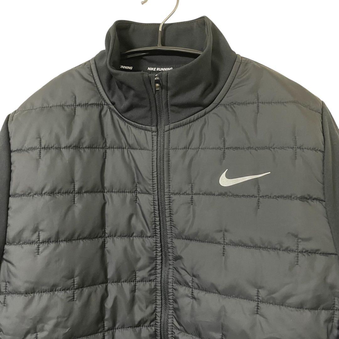 ナイキ シンセティックフィルジャケット ランニングウェア 中綿アウター XL 黒