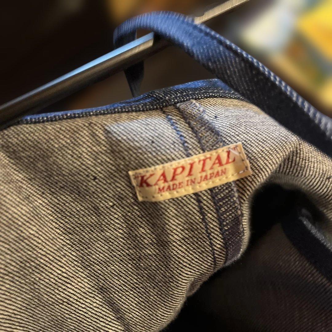 kaptal 2トーン デニム チャイナ サロペット オーバーオール 1