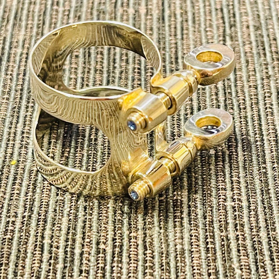 クラリネットリガチャー ブルズアイ ブルズEXスターリングシルバー 総銀製