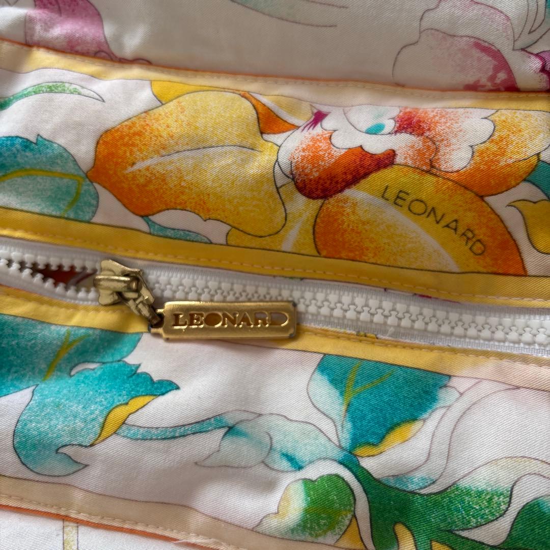 LEONARD 花柄 ダウンベストLL