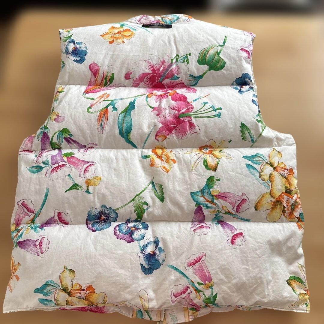 LEONARD 花柄 ダウンベストLL