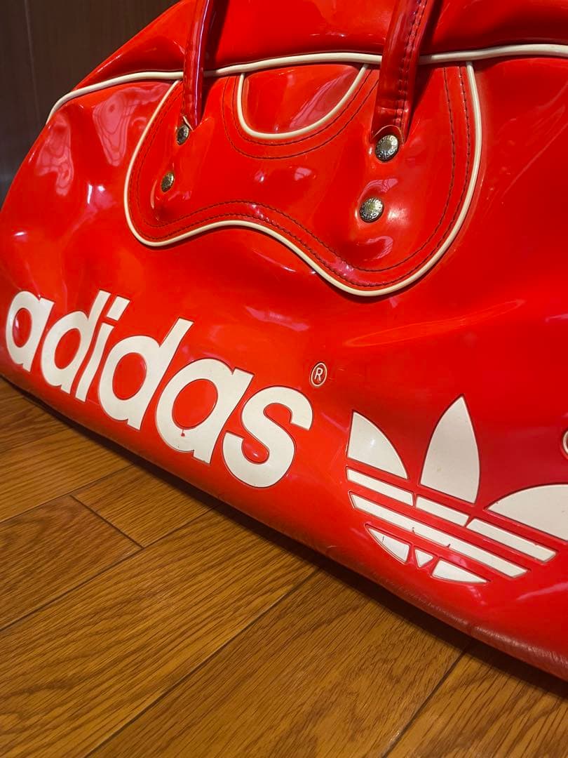 ガラス希少 80s adidasボストンバッグ　アディダス　トレフォイル