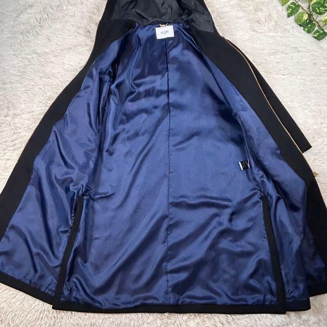 極美品✨ スローブイエナ ハミルトン フーディロングコート 着丈109cm 黒