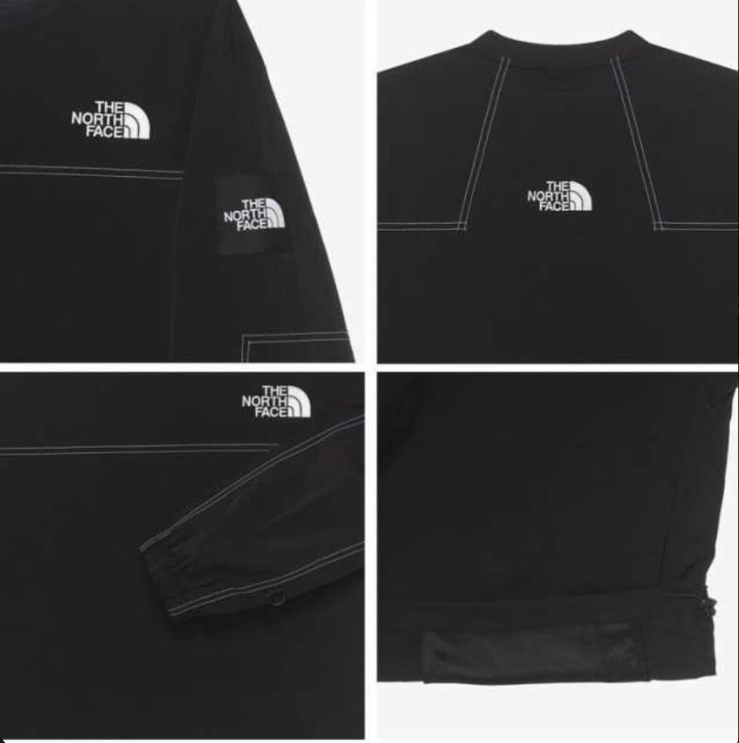 韓国限定 ノースフェイス ホワイトレーベル アルバニークルーネック M ブラック