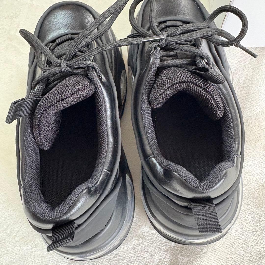 美品 スライ エアープラットフォームスニーカー 黒 M 厚底シューズ 完売品