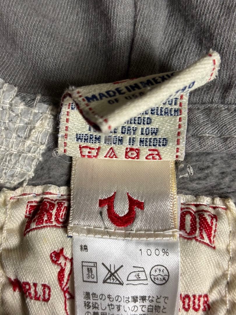 true religion パーカー Y2K グレー レディース