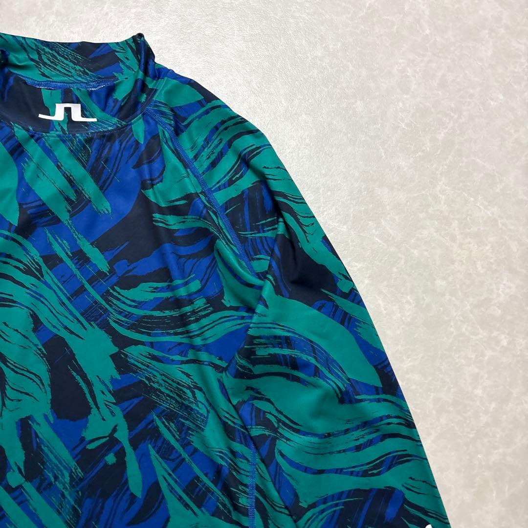 J.リンドバーグ★吸水速乾★軽量★UVプロテクトモックネック【メンズ サイズL】