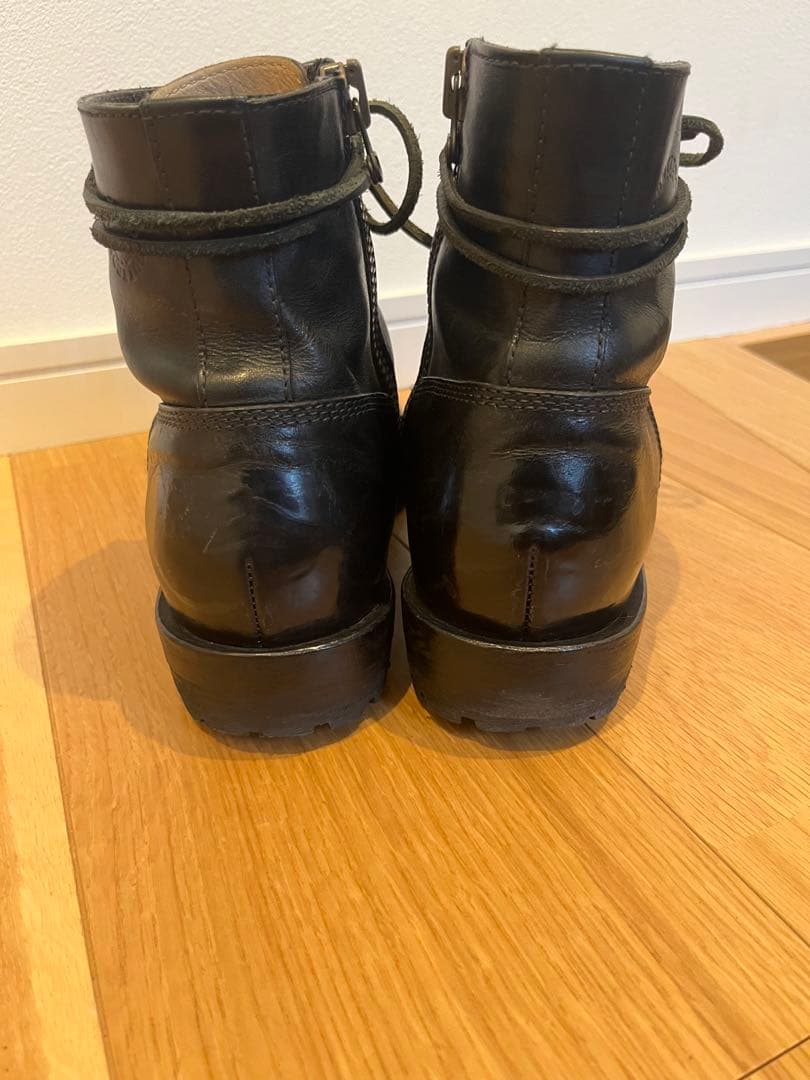 ブッテロ　BUTTERO ワークブーツ　ブラック黒　41