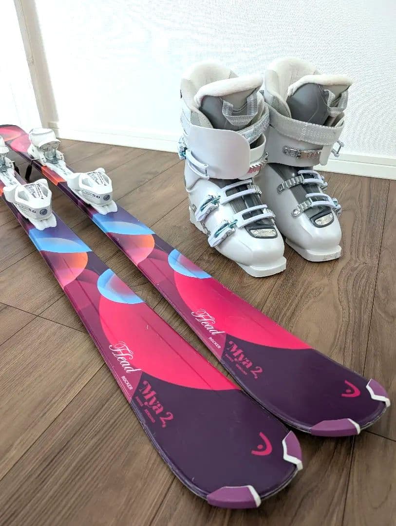 HEAD レディース スキー2点セット 149cm ブーツ25cm