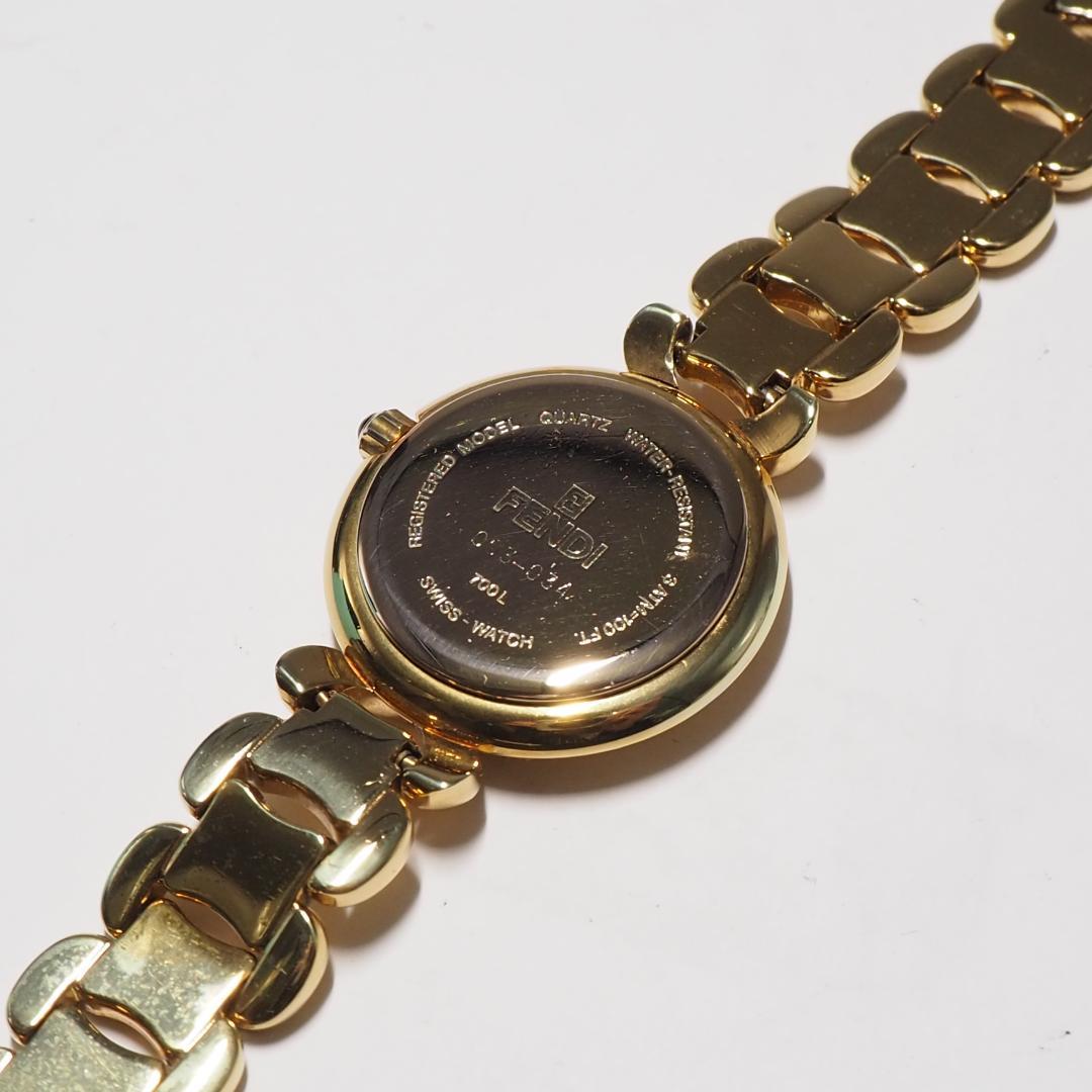 美品 フェンディ FENDI 700L ゴールド文字盤 腕時計 H482