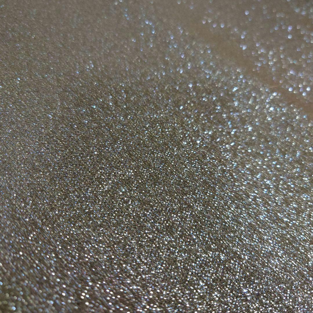 ランバンsize10/140サイズ　フレアカットワンピースドレス　青　キラキラ