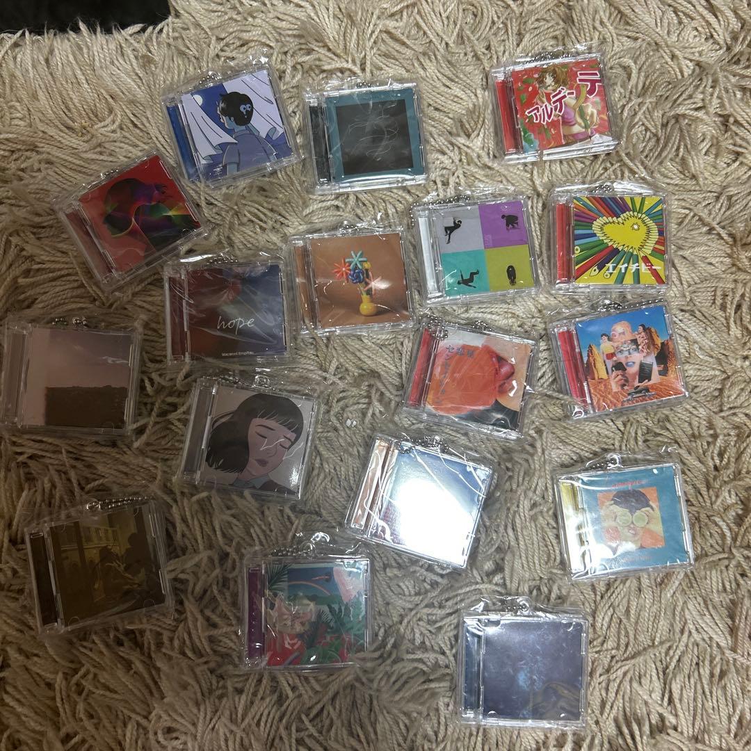 マカロニえんぴつガチャガチャCDキーホルダ全種類17