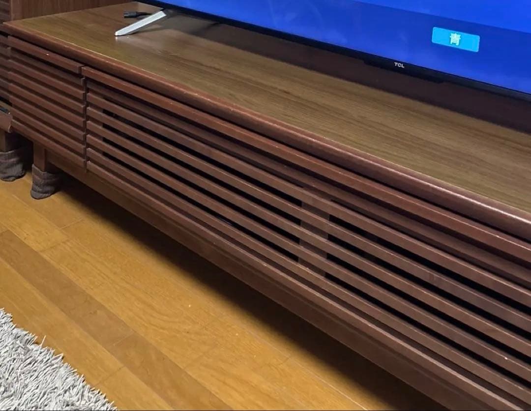 ☆スズキ☆木製テレビ台 ローボード　北欧　180cm ウォールナット