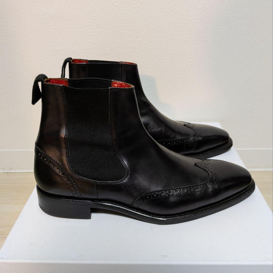 Perfetto BRITANNIA ウィングチップサイドゴアブーツ サイズ7