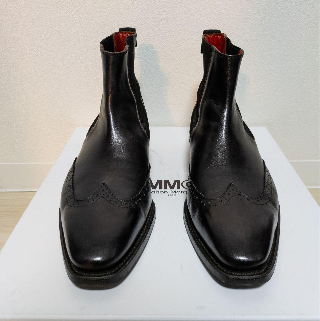 Perfetto BRITANNIA ウィングチップサイドゴアブーツ サイズ7