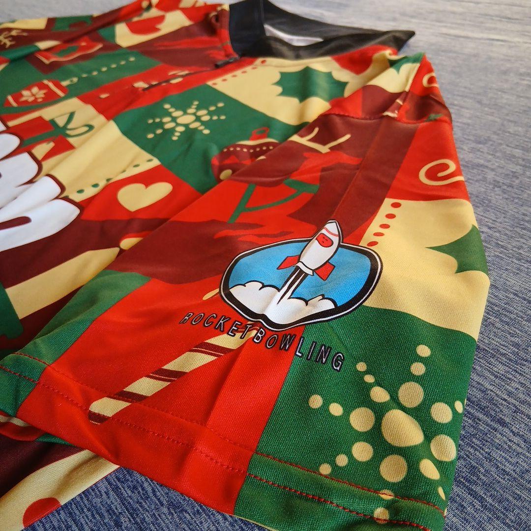 ✨新品✨ボウリングウェア　日本サイズ2XL　STORM　レッド　大きめ