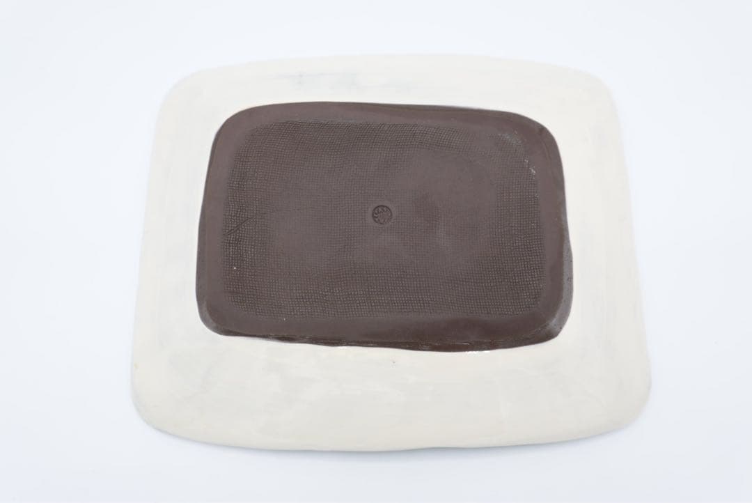 京焼　清水焼　陶葊　あやめ　角皿