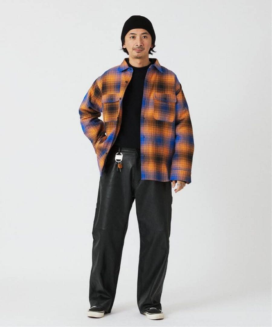 ゴートレザー ペインターパンツ