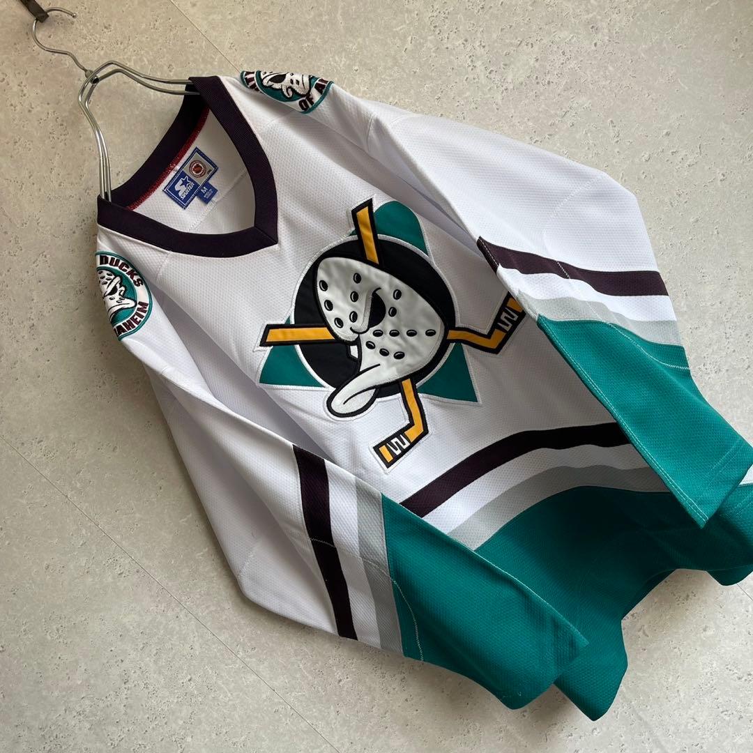 90s スターター NHL アナハイム ダックス ホッケーシャツ レプリカ