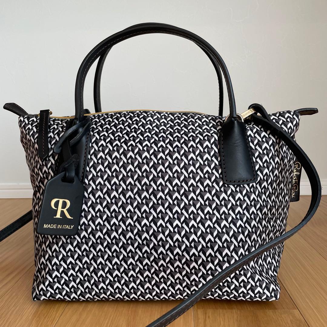 ROBERTA PIERI ロベルタピエリタタミ 2wayトートバッグ ブラック