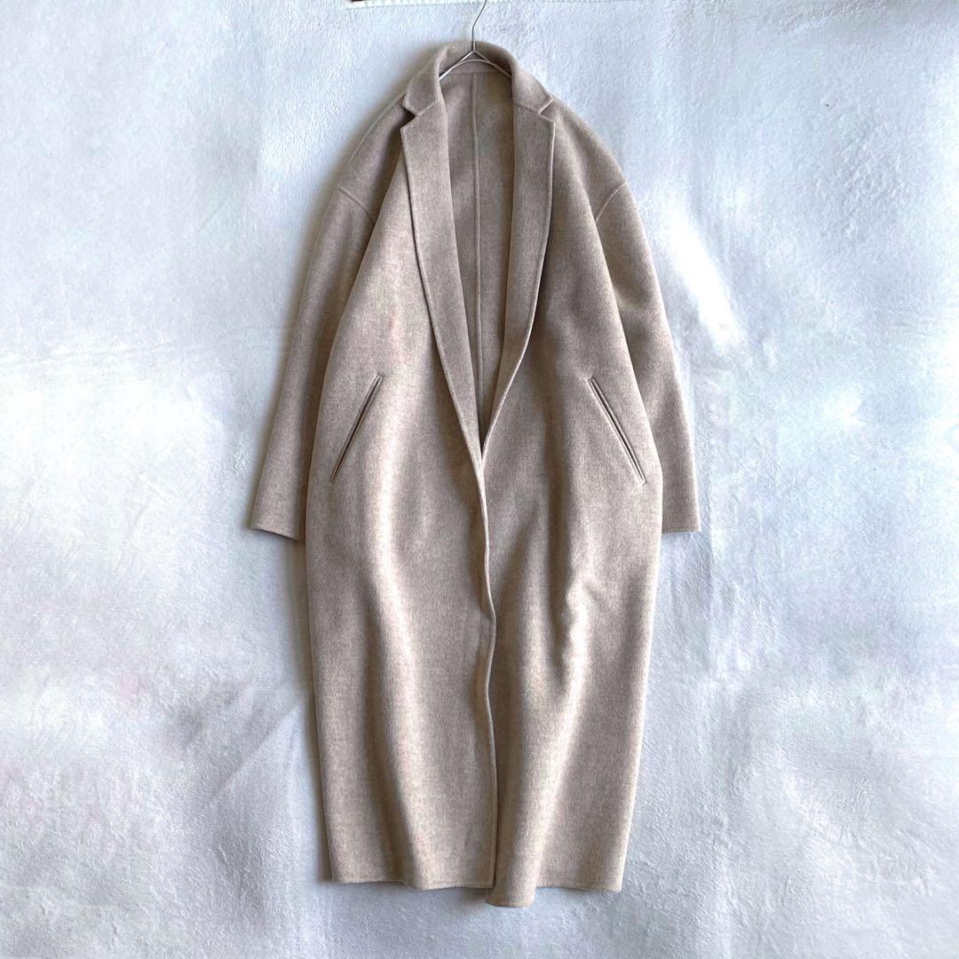 【ほぼ未使用✨】Plage ハミルトンテーラードコート　ダブルフェイス　抜け感