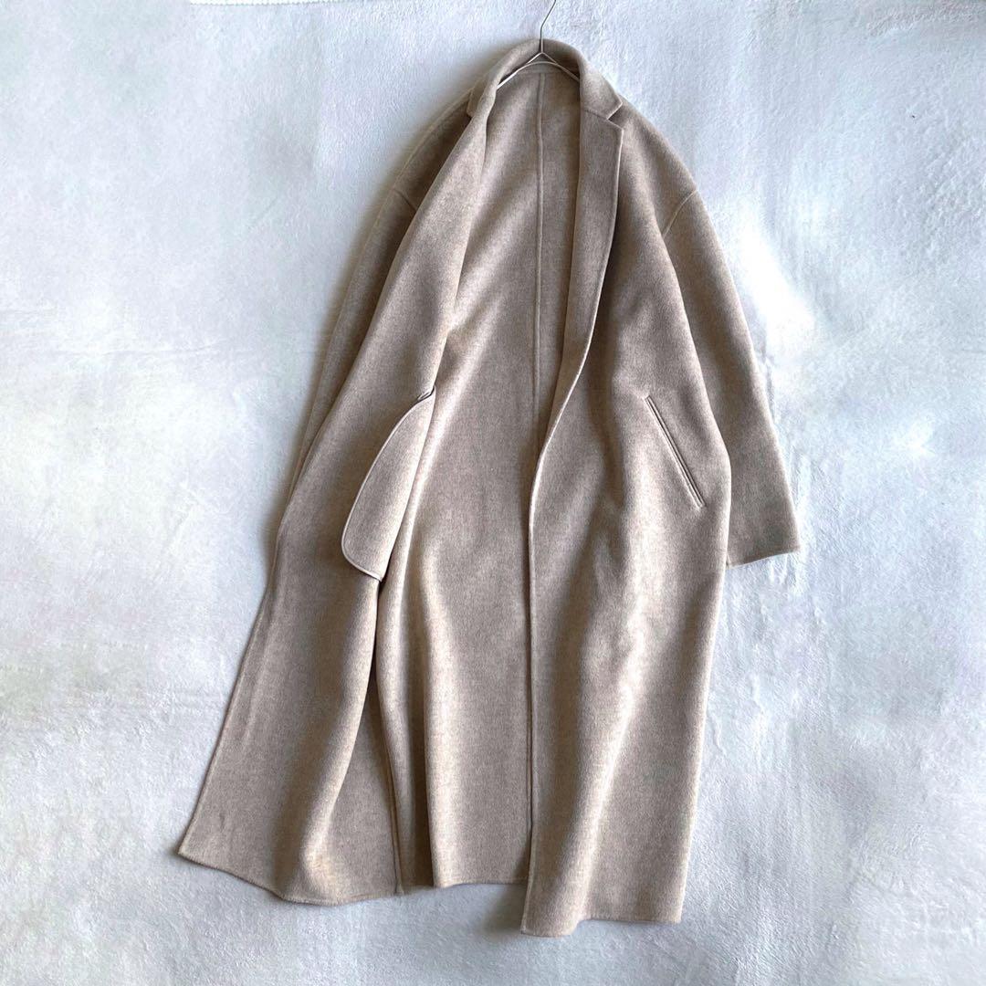 【ほぼ未使用✨】Plage ハミルトンテーラードコート　ダブルフェイス　抜け感