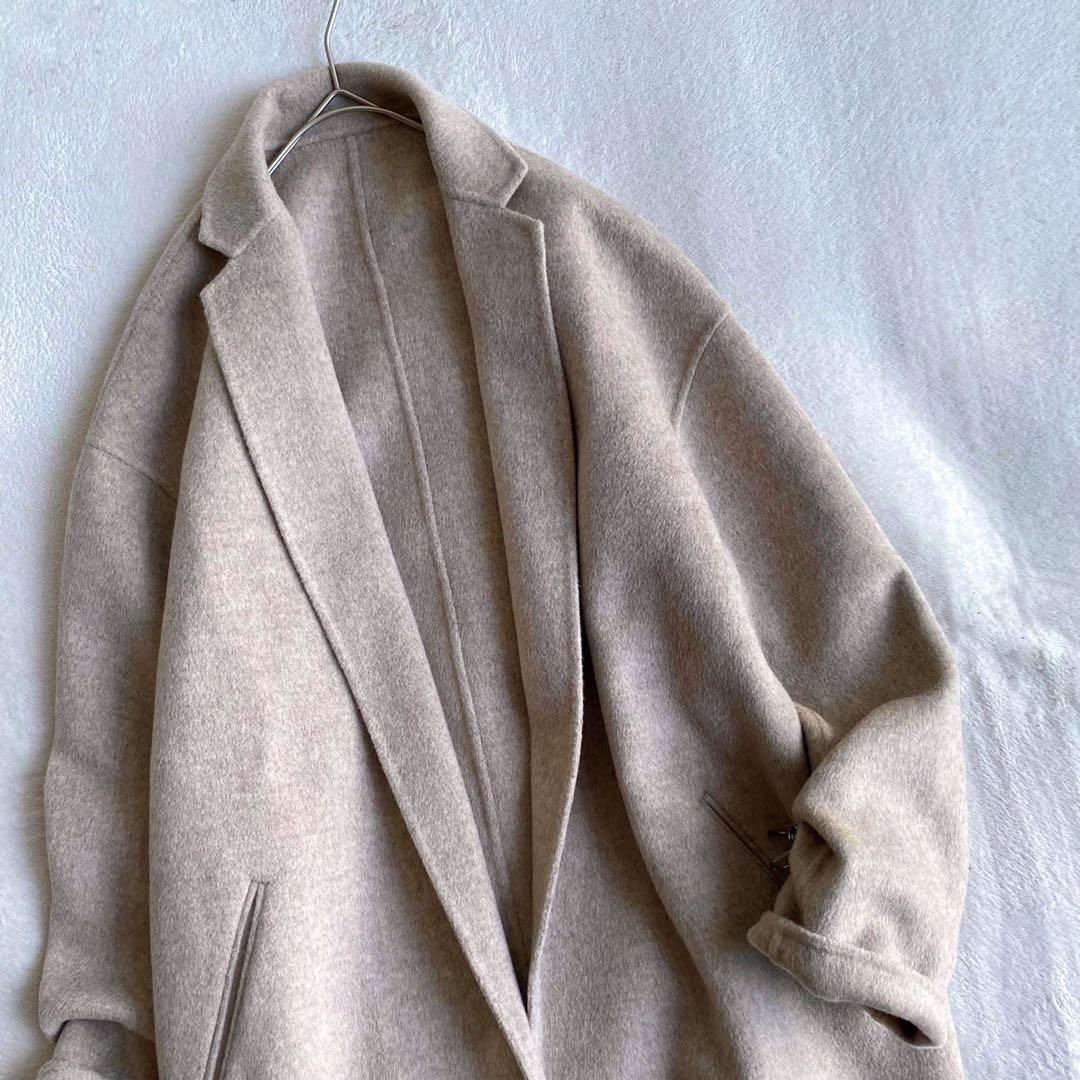【ほぼ未使用✨】Plage ハミルトンテーラードコート　ダブルフェイス　抜け感