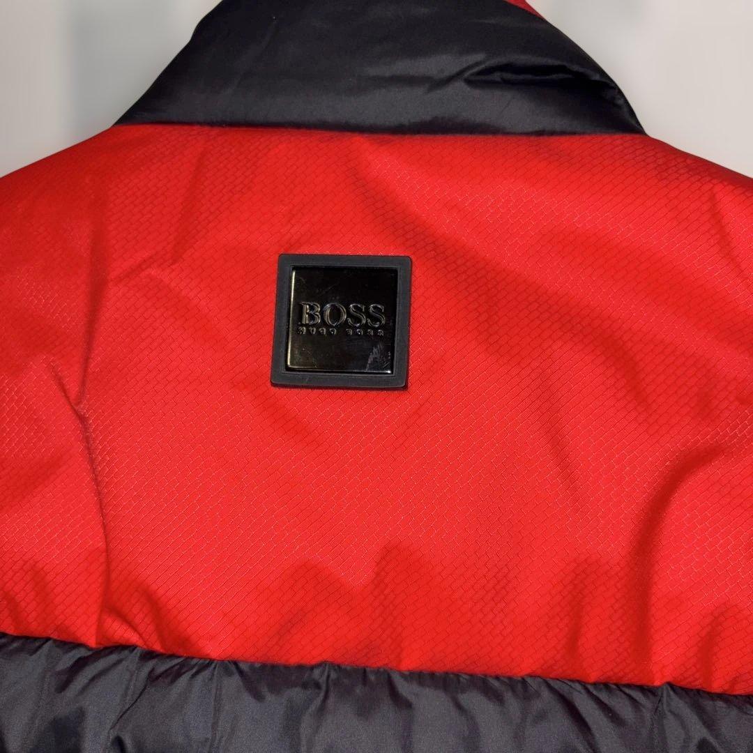 HUGO BOSS ダウンベスト 黒/赤美品