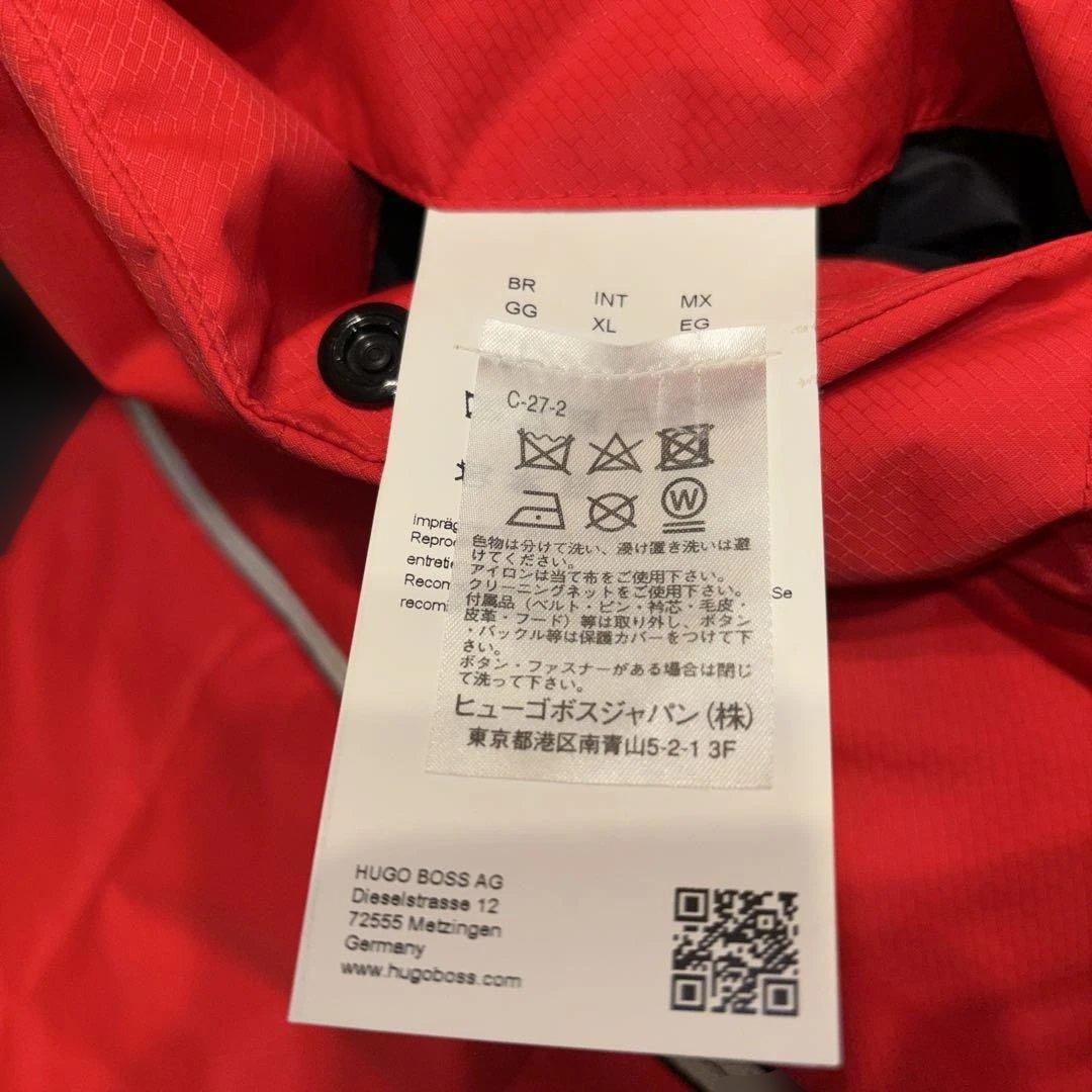 HUGO BOSS ダウンベスト 黒/赤美品