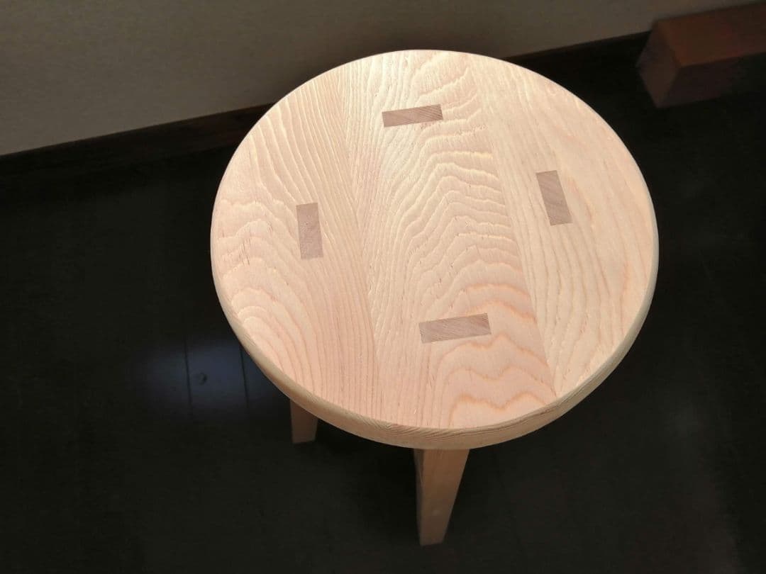 専用出品　木製スツール　座面幅30cm×高さ58cm　丸椅子　stool