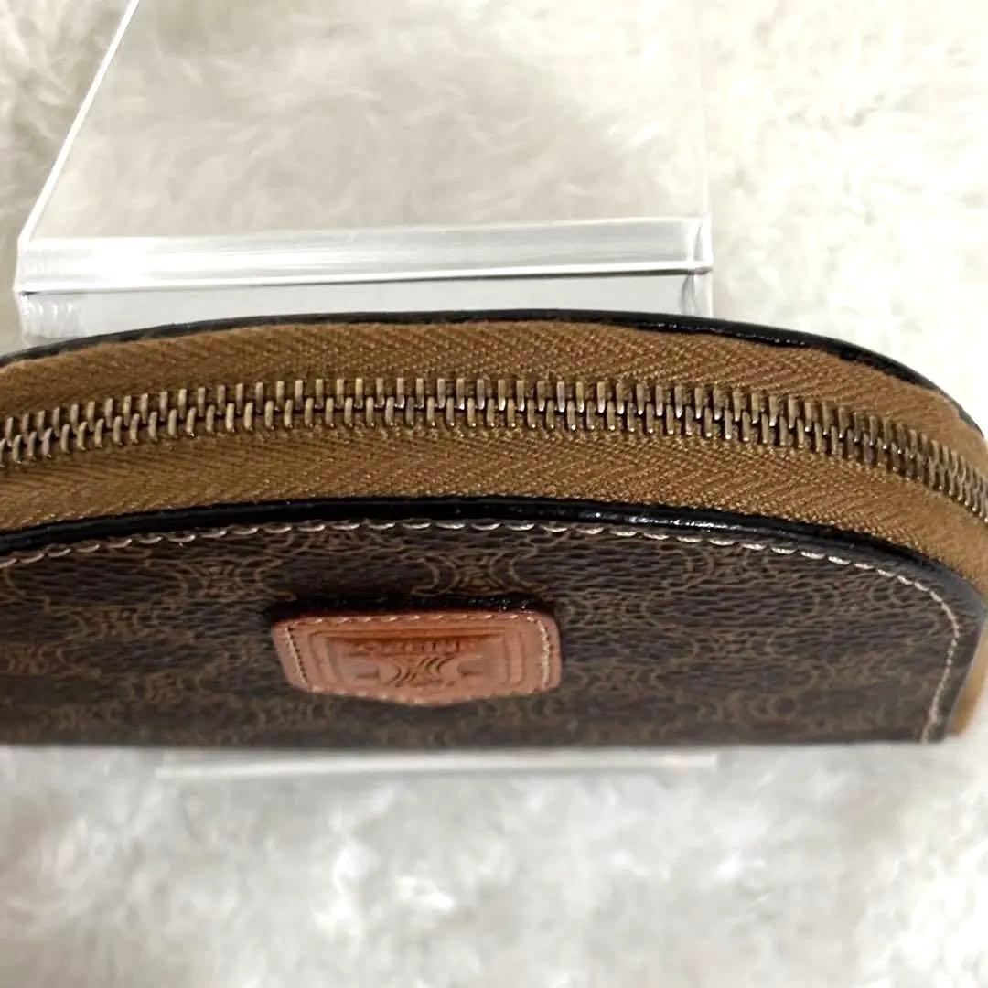 【美品】CELINE セリーヌ　マカダム　トリオンフ　ケース　小銭入れ