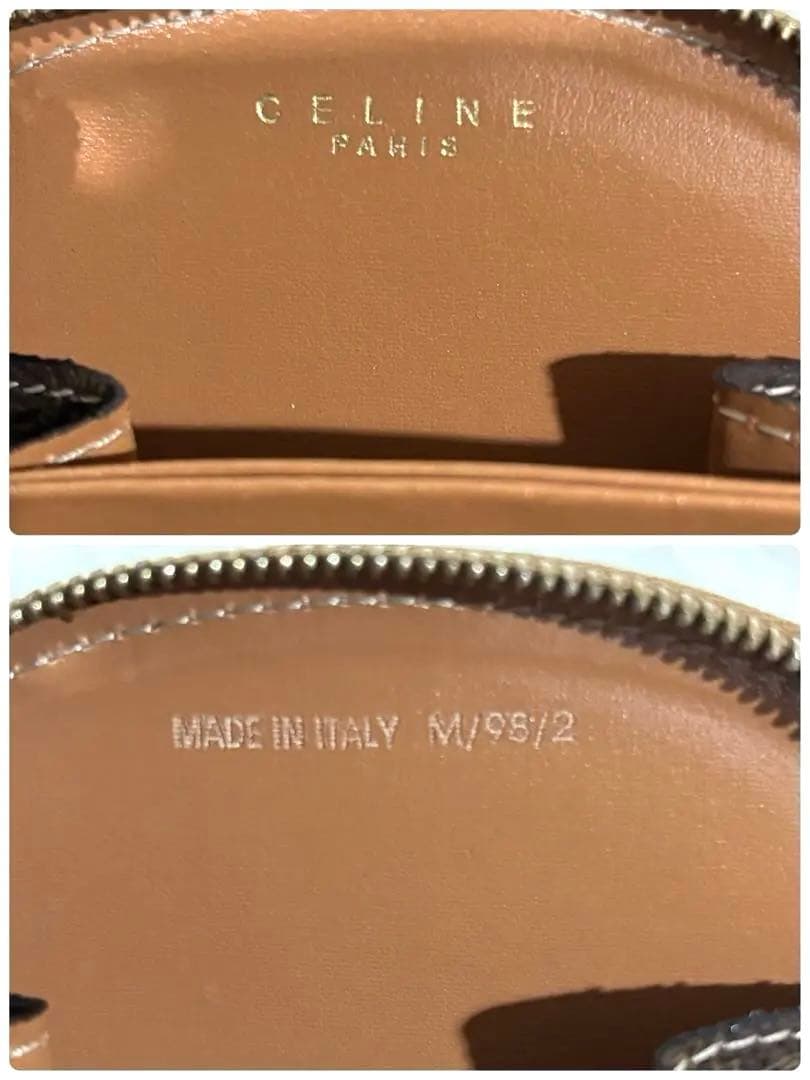 【美品】CELINE セリーヌ　マカダム　トリオンフ　ケース　小銭入れ