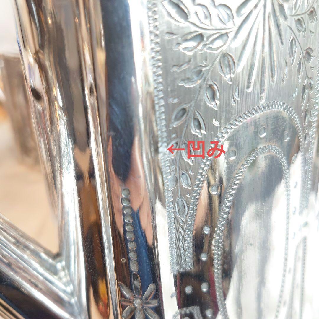 イギリス　バレルシェイプ　シルバーポット　ティーセット　アンティーク