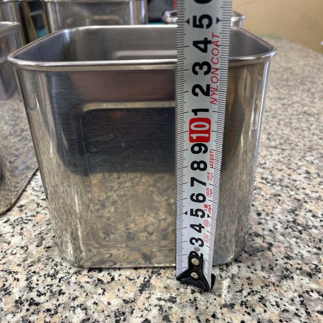 深型角キッチンポット 5点セット 業務用 調味料ケース キッチン 保存容器格安