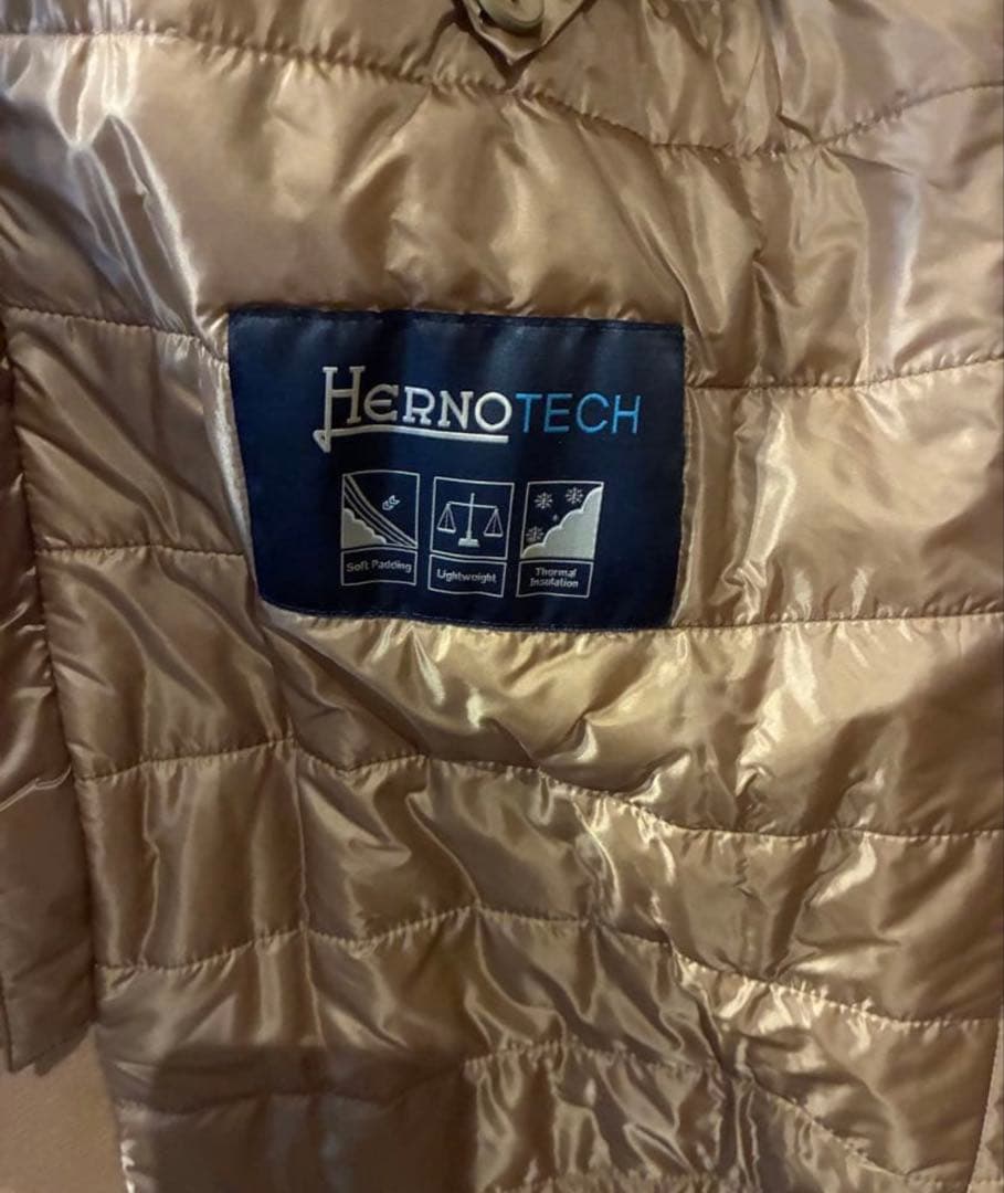 ヘルノ⭐️キャメル‼️ダウンコート‼️44⭐️