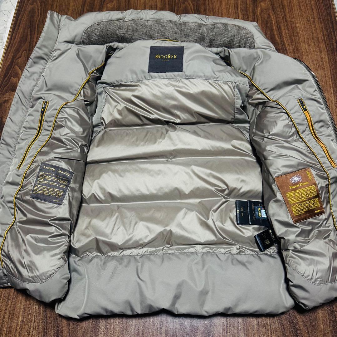 サイズ44　MOORER ムーレー　FIRE-WK ダウンベスト　グレージュ